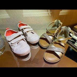 Girls size 11 shoes! She was 5 when she wore them.